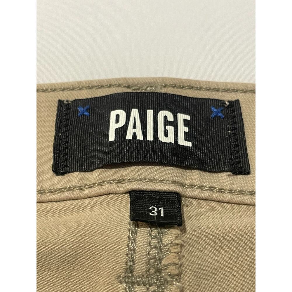 Paige Denim Federal Men s‎ 31 Clean Khaki Chino Pants Stretch M655F91 - Picture 4 of 13
